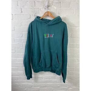 Wilbur Soot Women's Pullover Hoodie Long Sleeve 100% Cotton Green Size Large